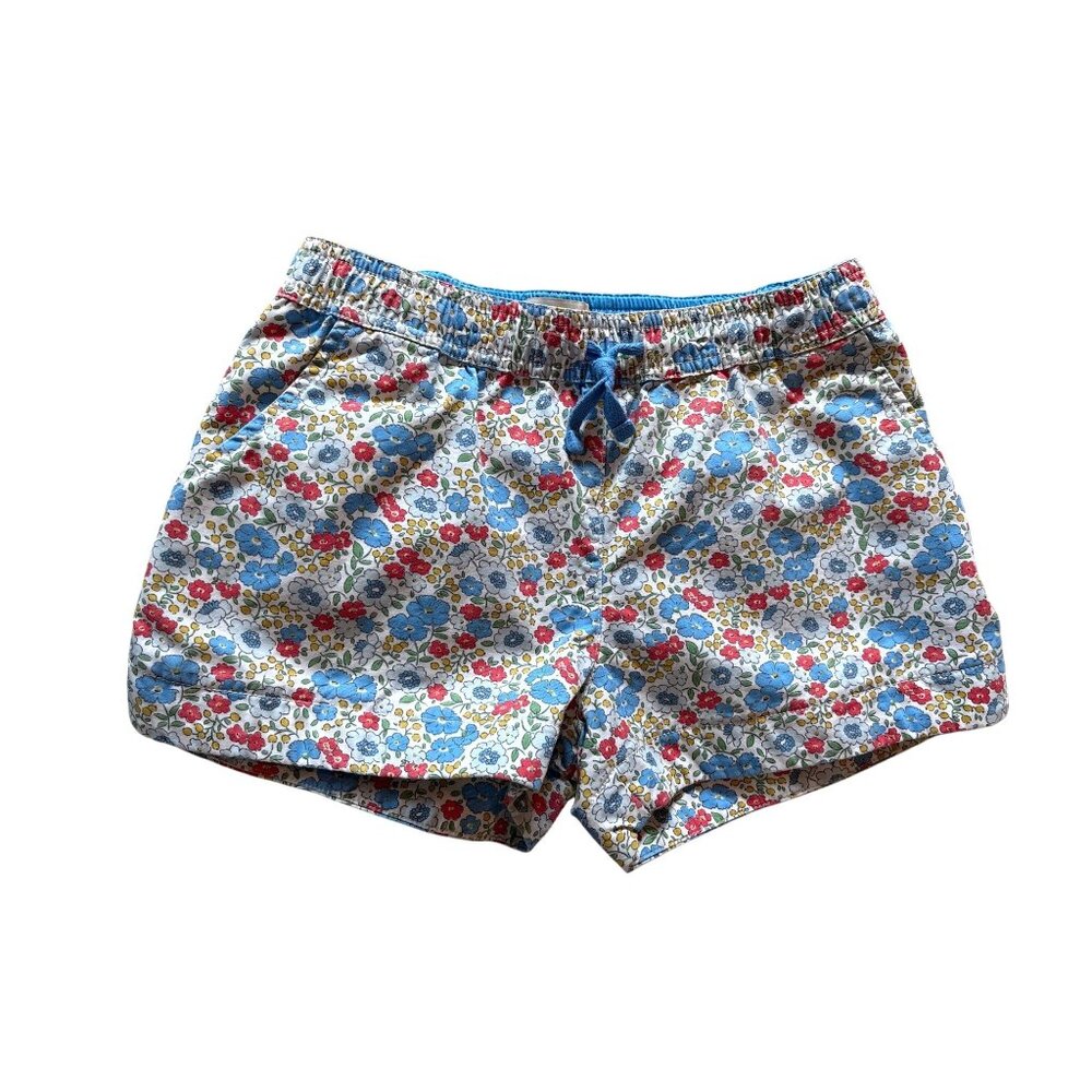 10Y Boden Girls’ Floral Shorts Heart Shaped Pickets